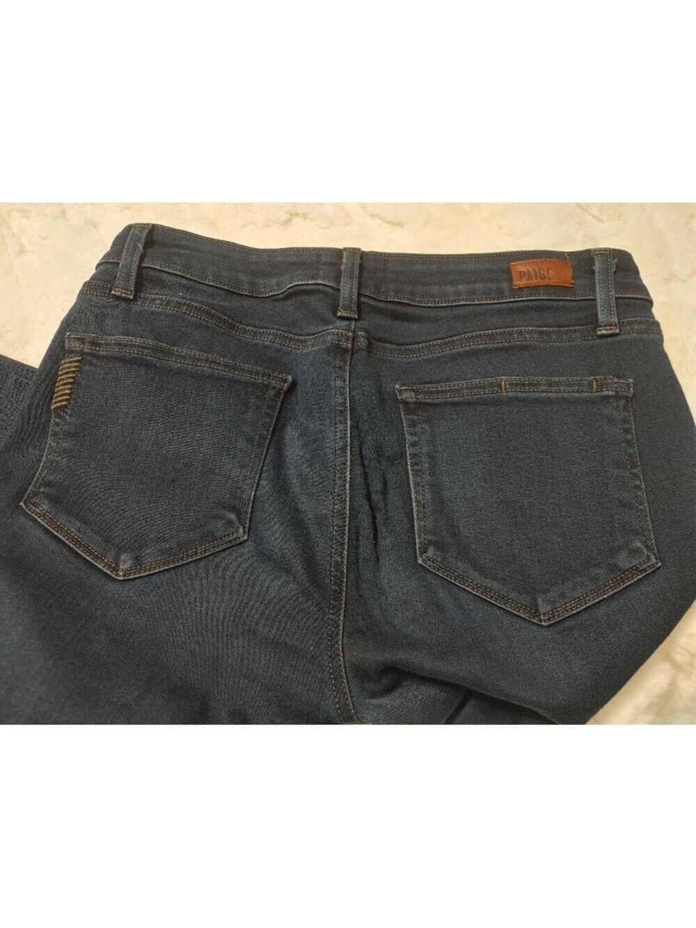 Women's PAIGE Dark Blue Verdugo Ultra Skinny Davis Ankle Jeans Size 28 - Picture 11 of 11